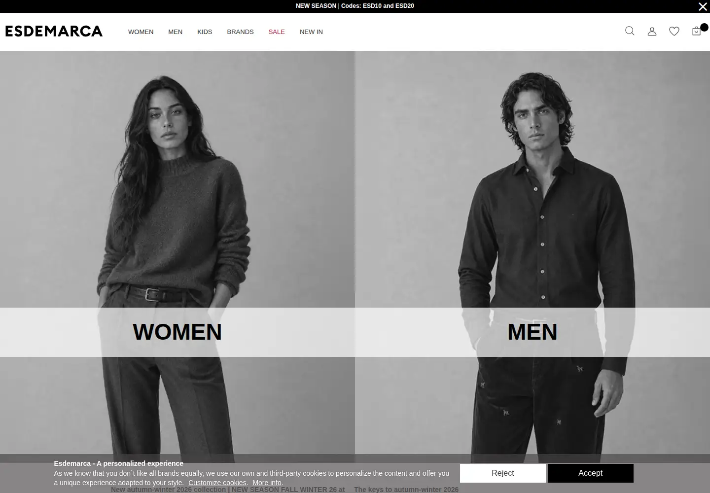 Screenshot of esdemarca.com