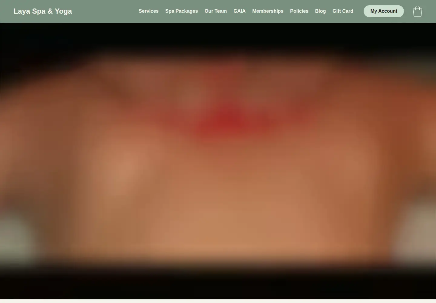 Screenshot of layaspaandyoga.com