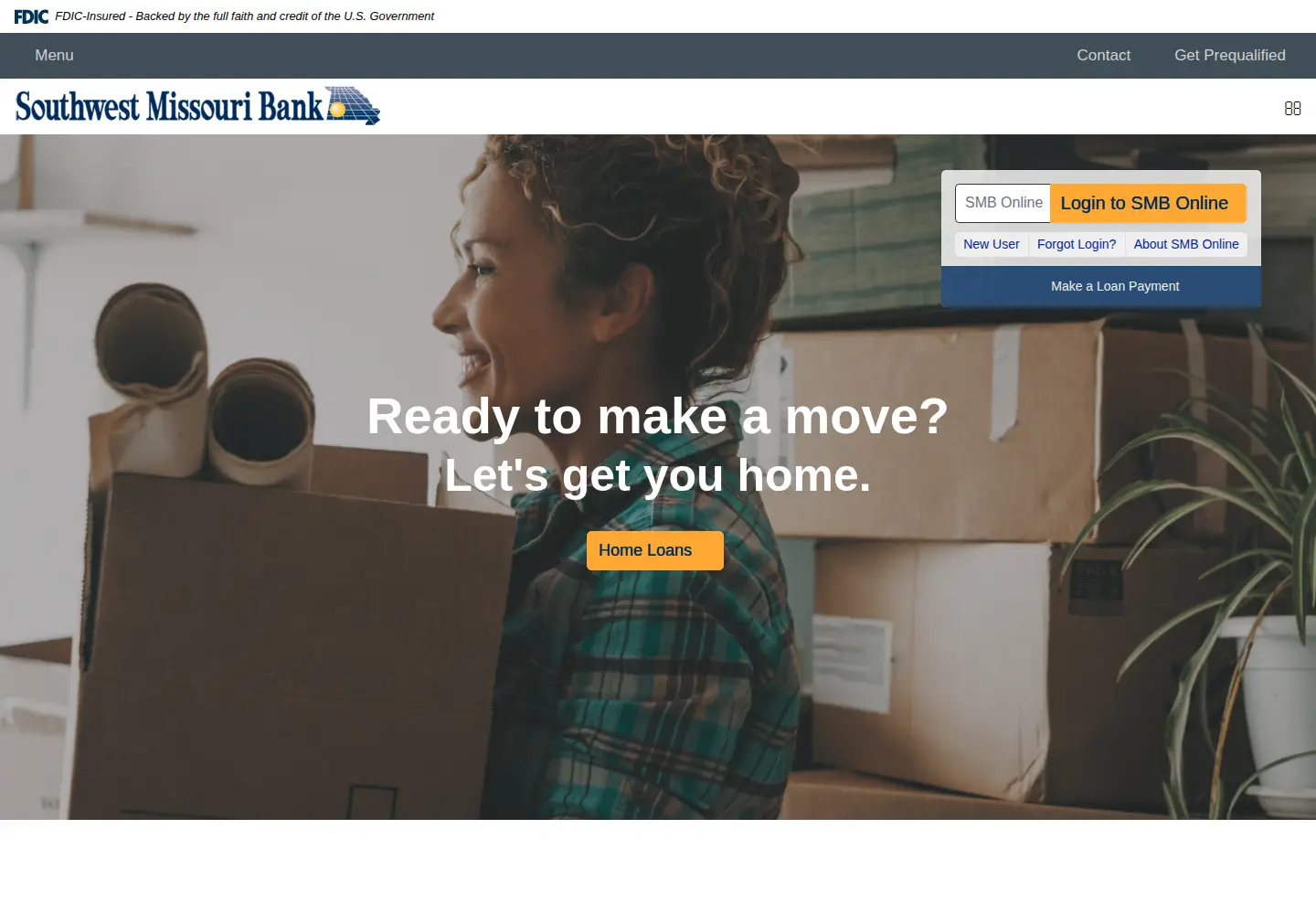 Screenshot of smbonline.com