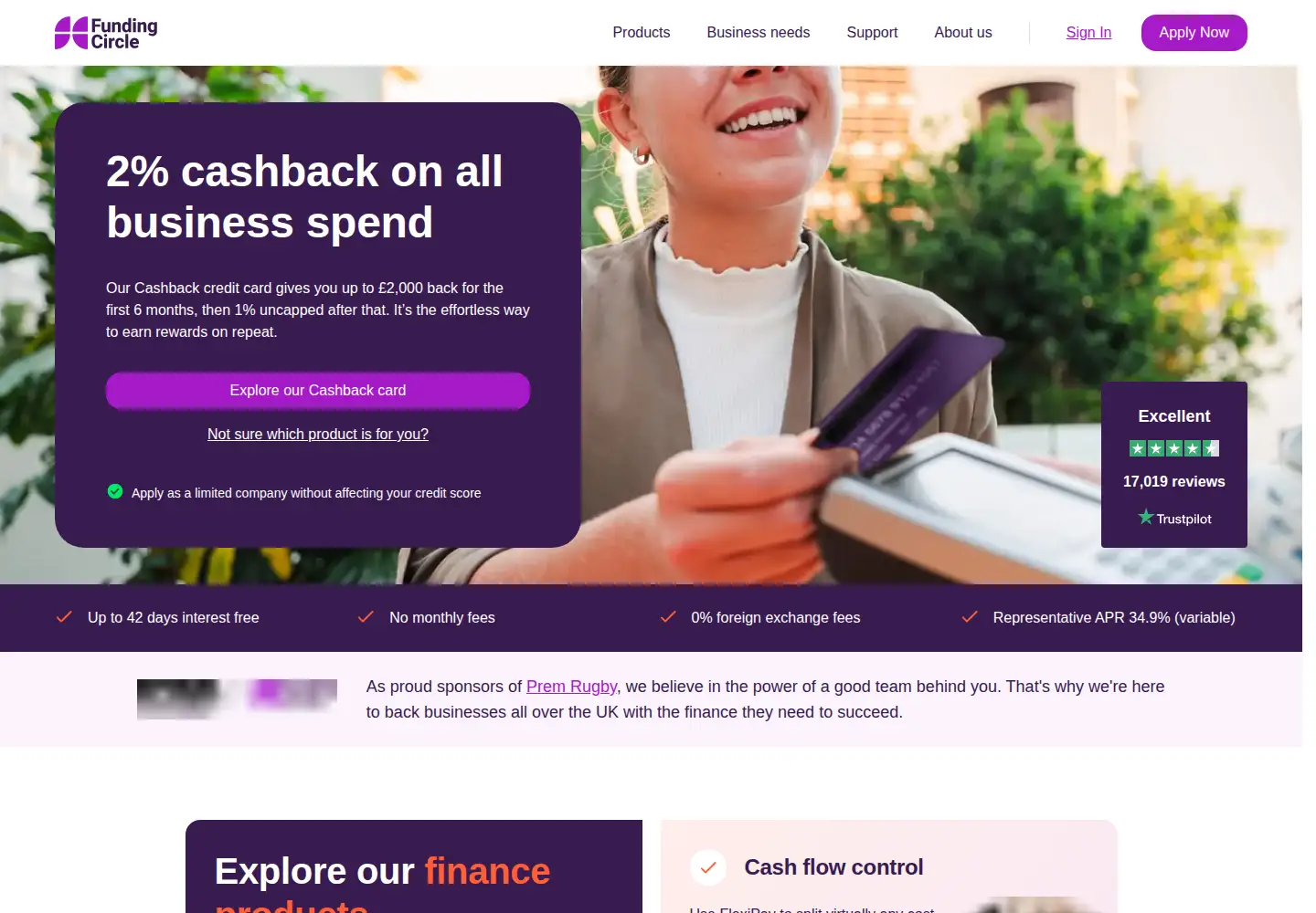 Screenshot of fundingcircle.com