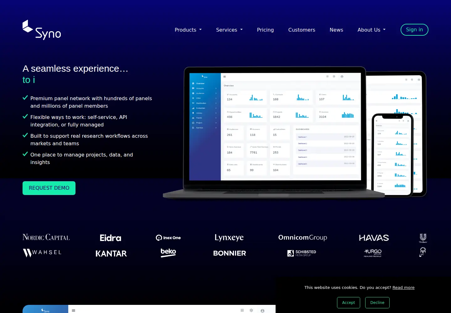 Screenshot of synoint.com