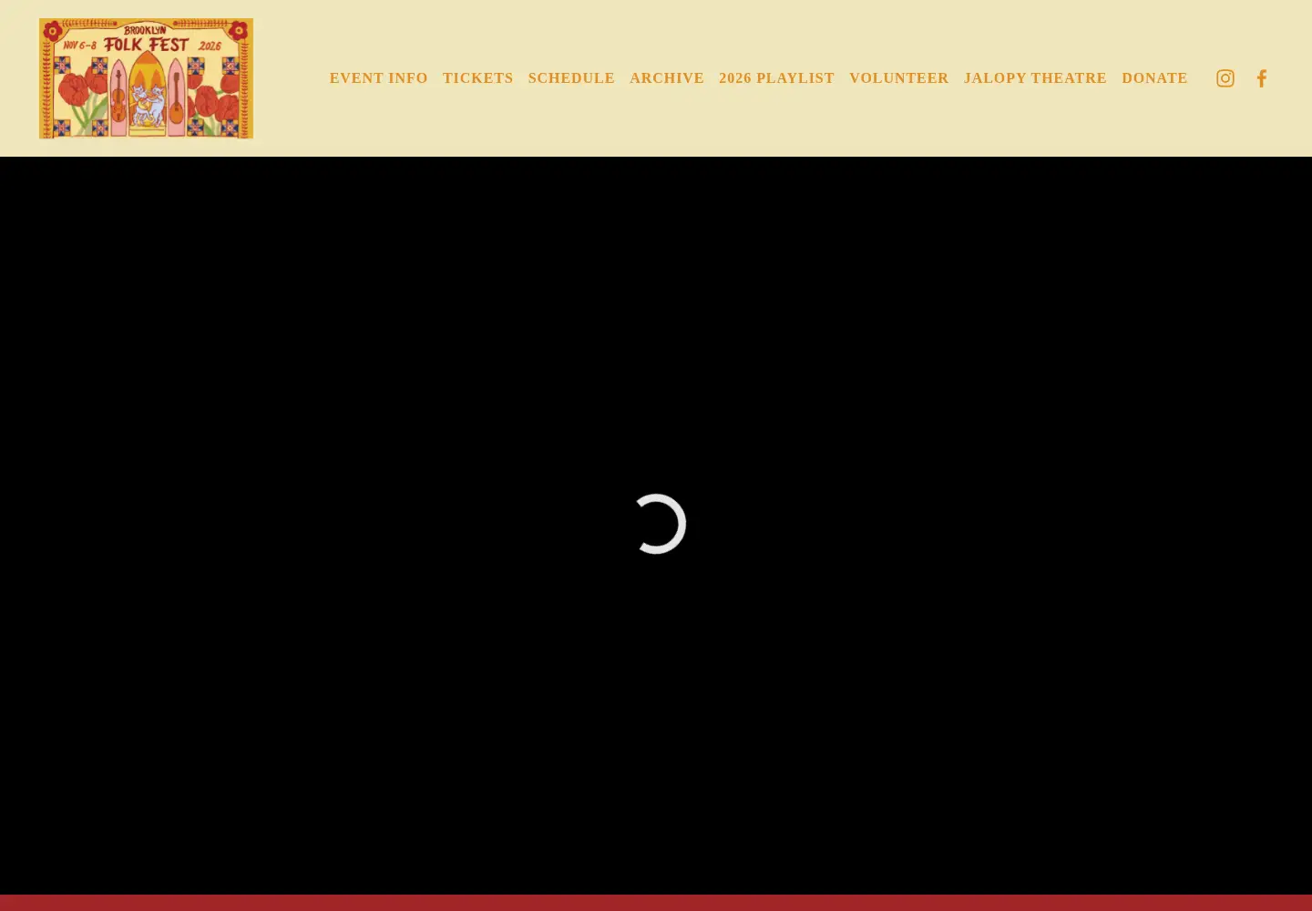 Screenshot of brooklynfolkfest.com