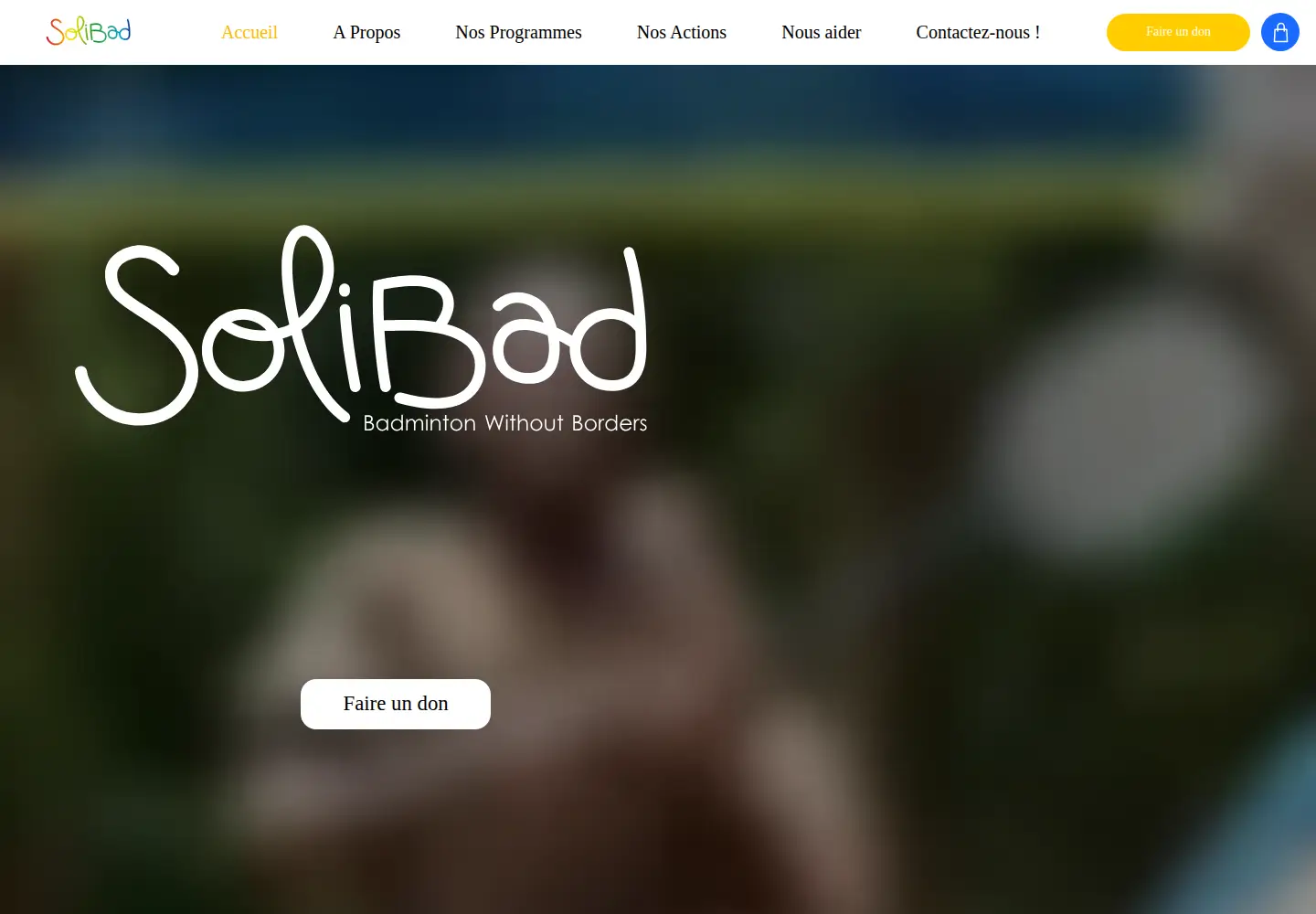 Captured homepage of solibad.fr in the current scan