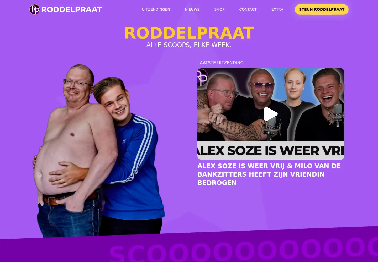 Screenshot of roddelpraat.nl