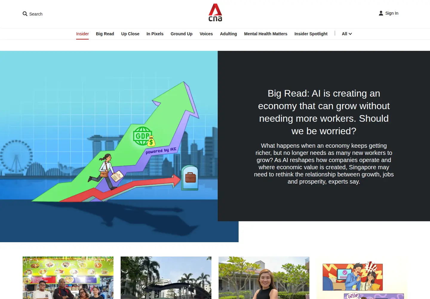 Screenshot of todayonline.com