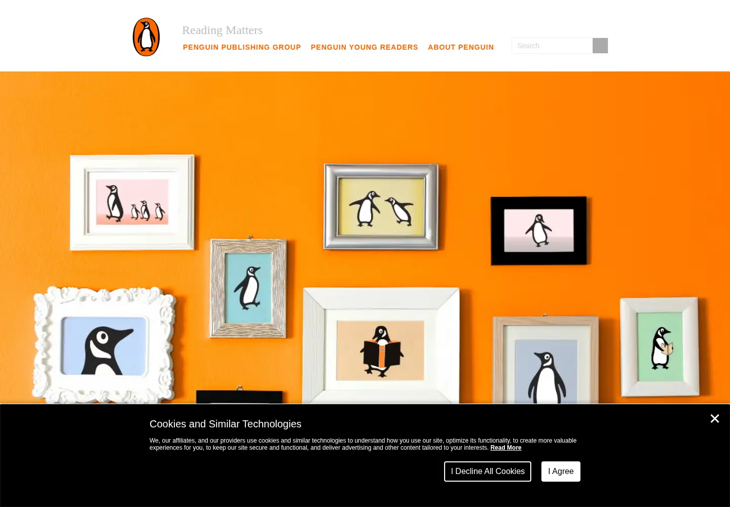 Screenshot of penguin.com