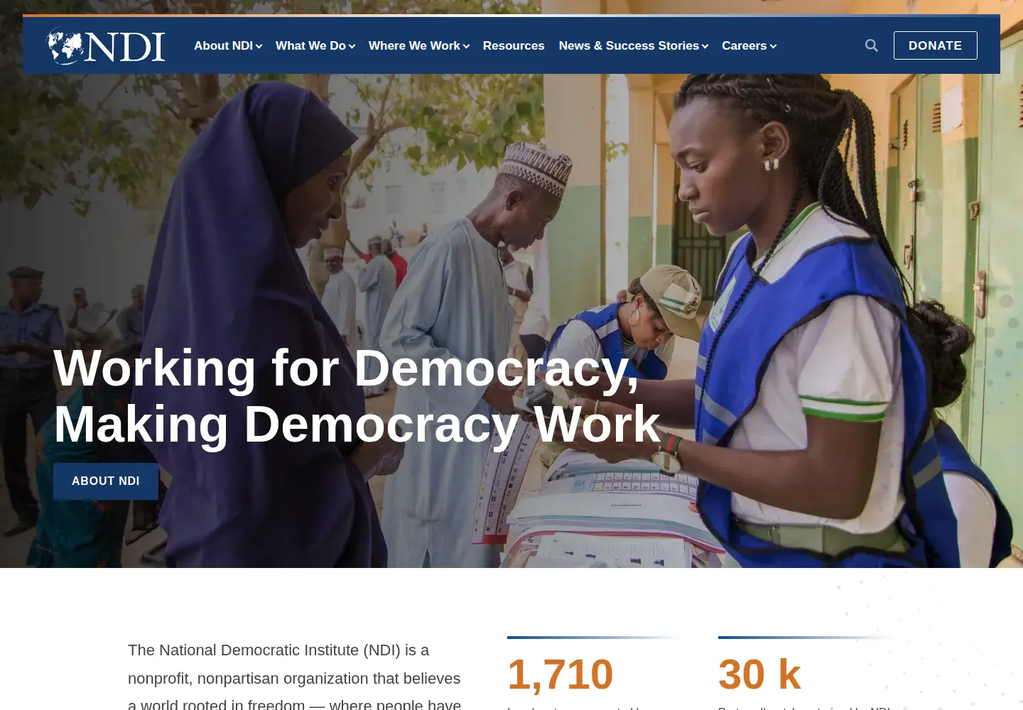 Screenshot of ndi.org
