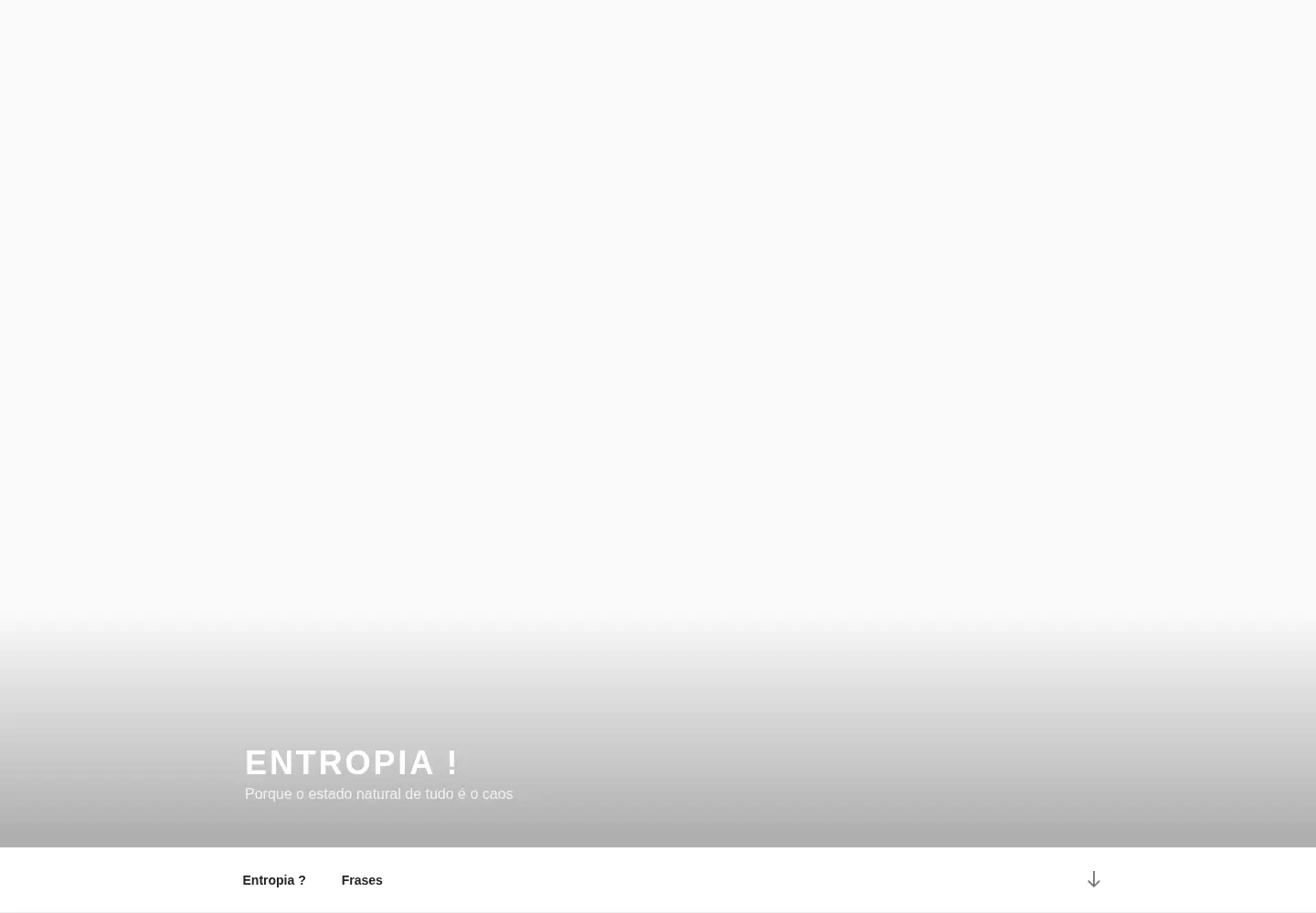 Captured homepage of entropia.blog.br in the current scan