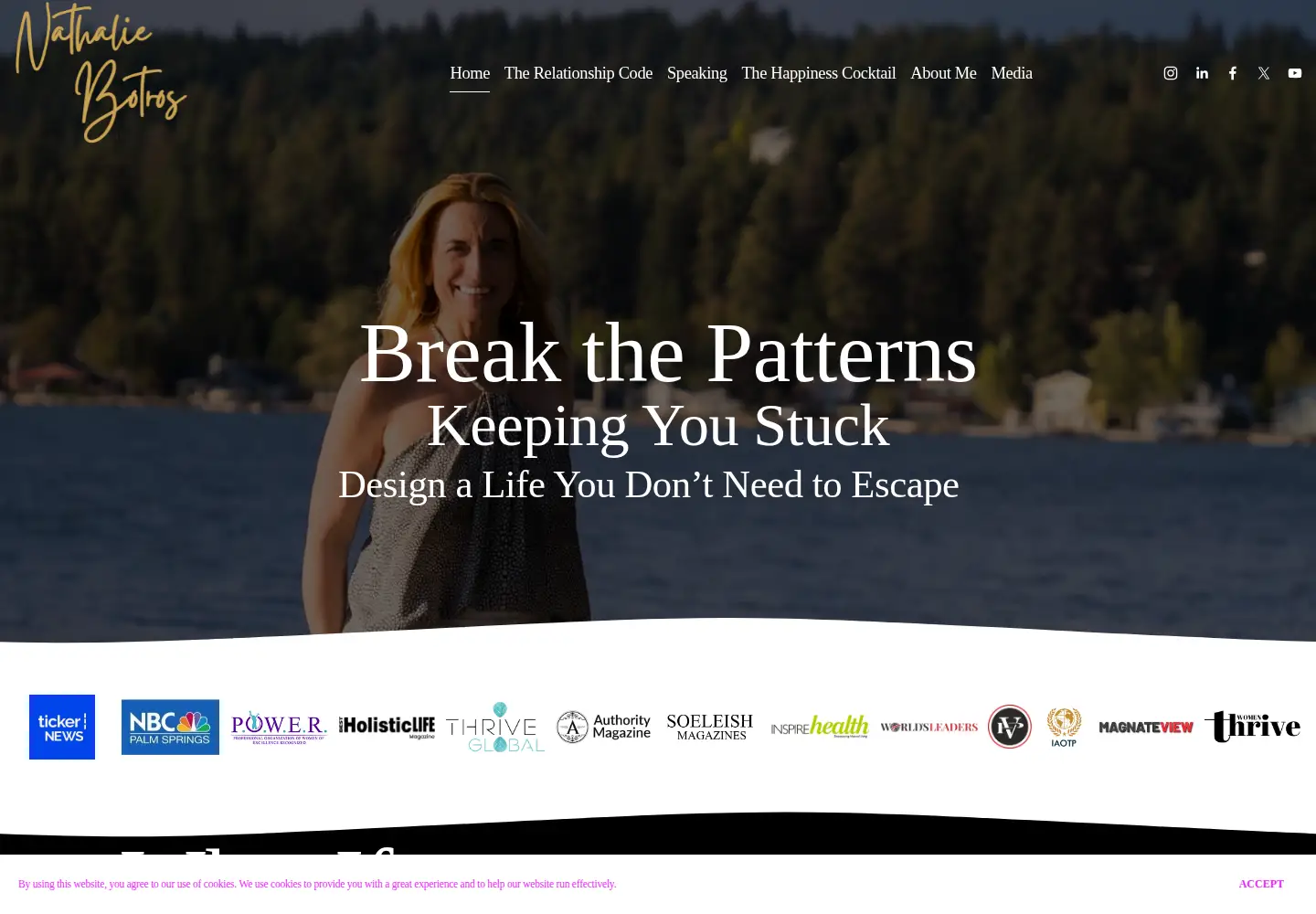 Screenshot of thebon-vivantgirl.com