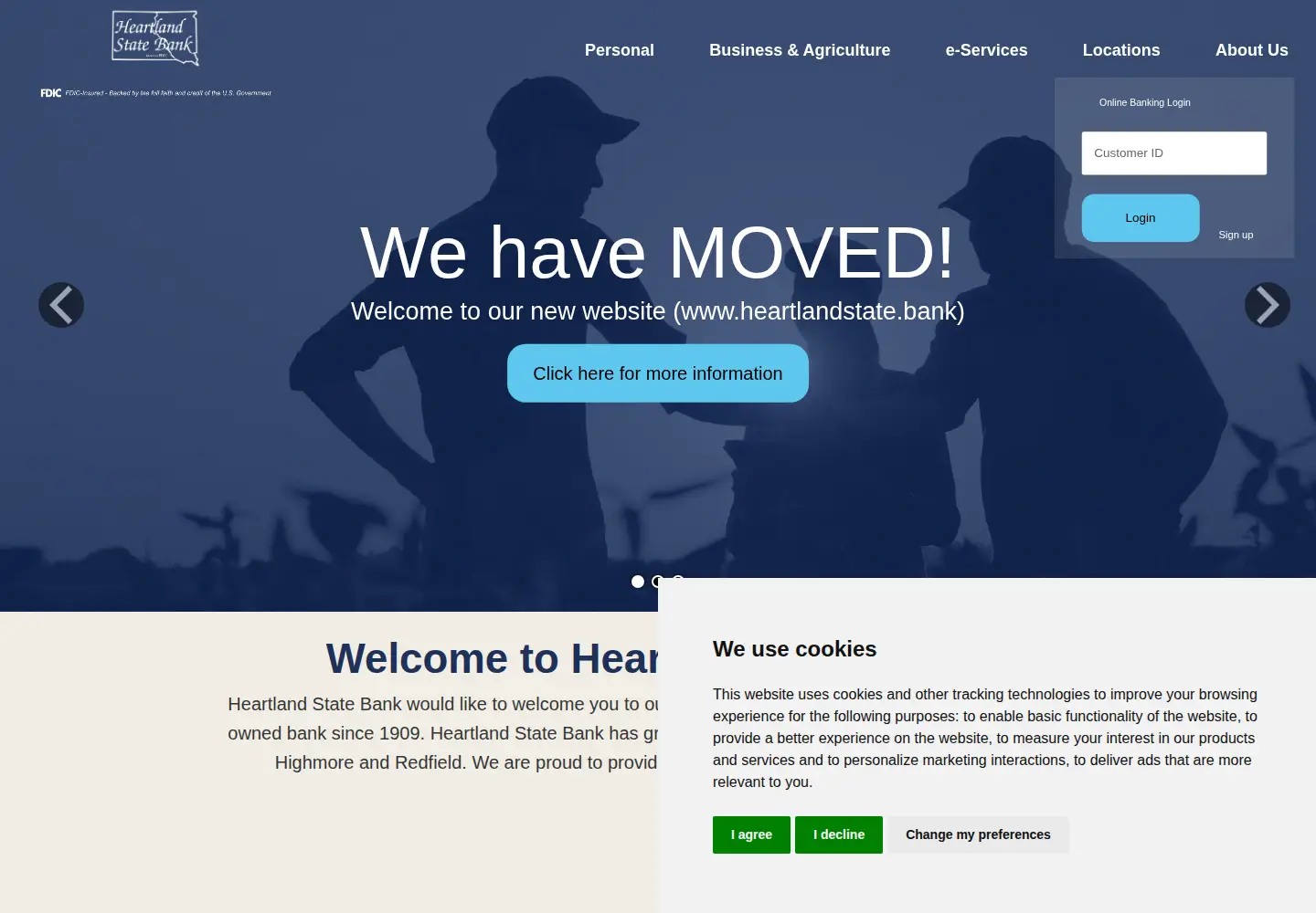 Screenshot of hsbsd.com