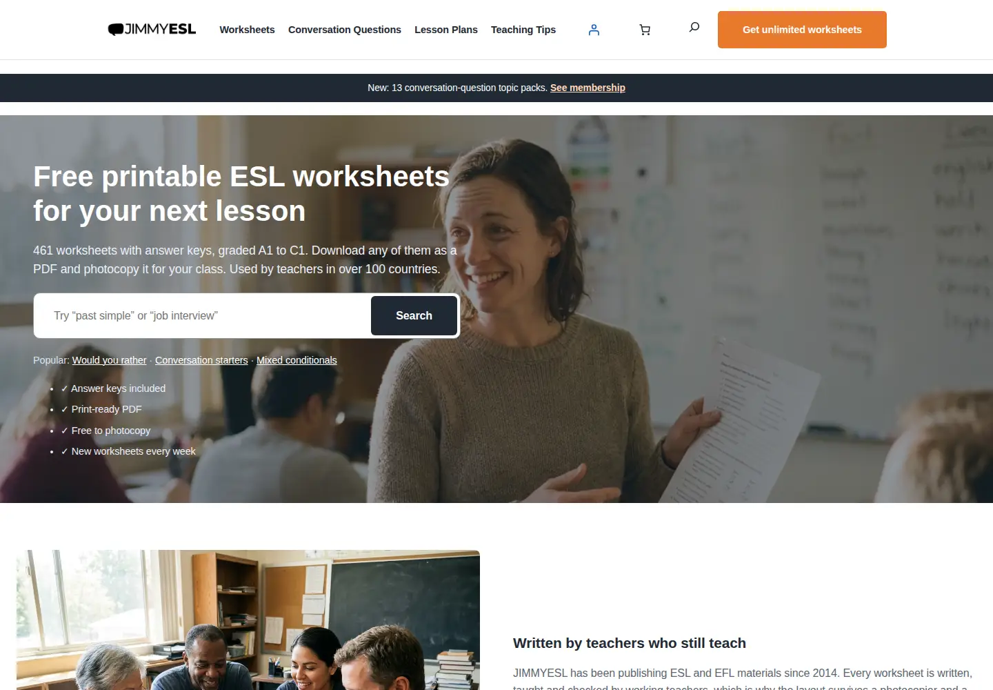 Captured homepage of jimmyesl.com in the current scan