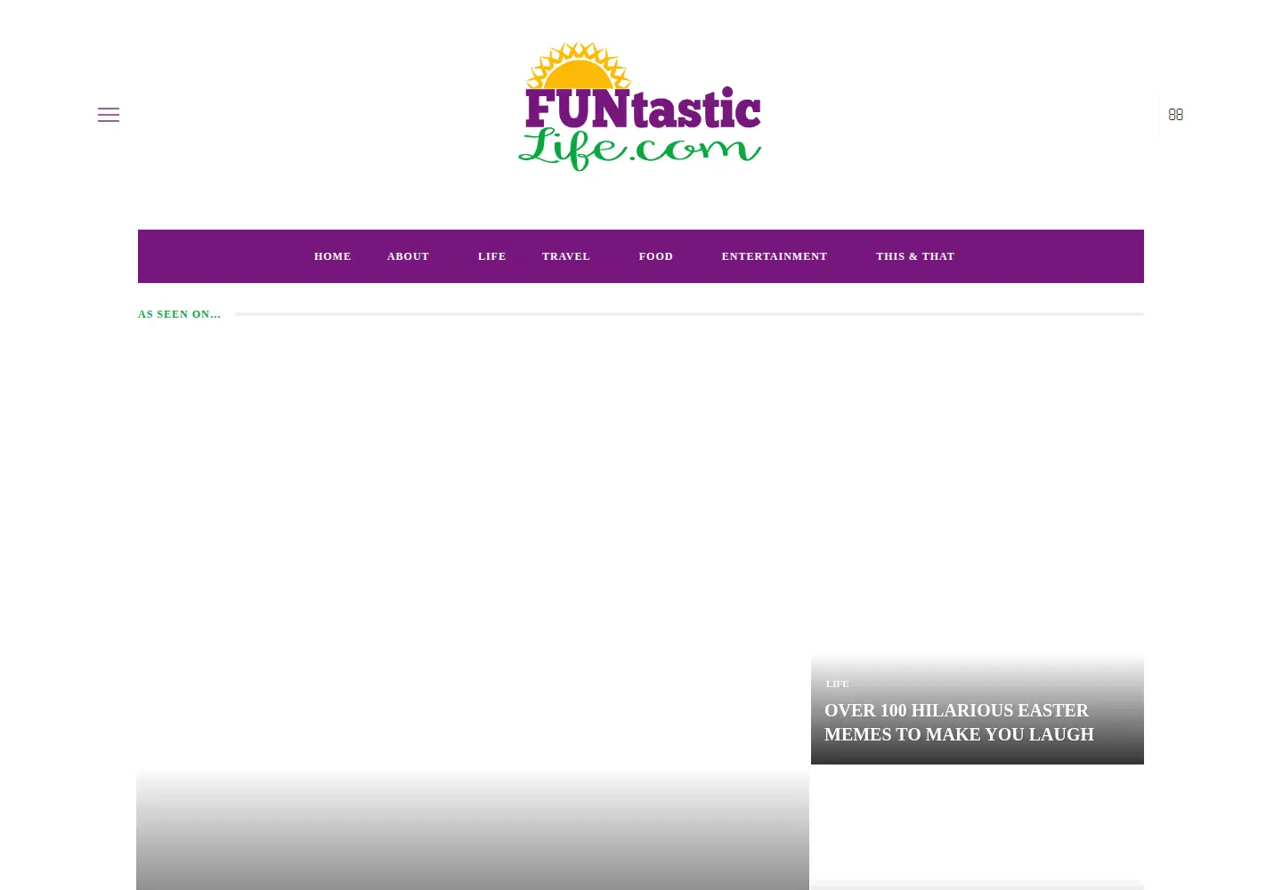 Screenshot of funtasticlife.com