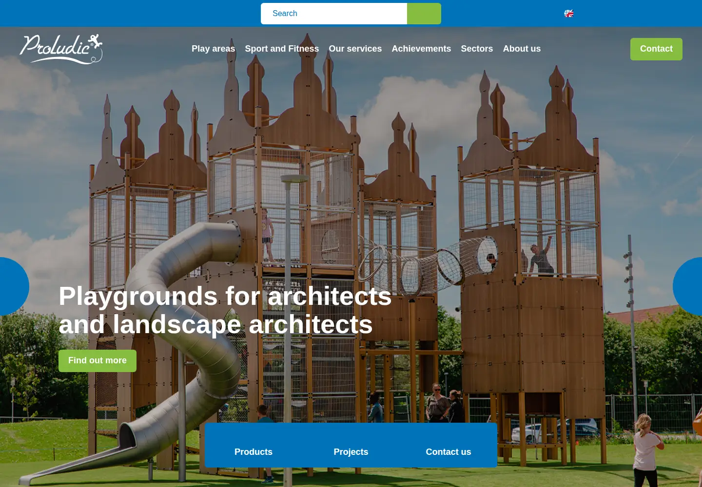 Captured homepage of proludic.com in the current scan