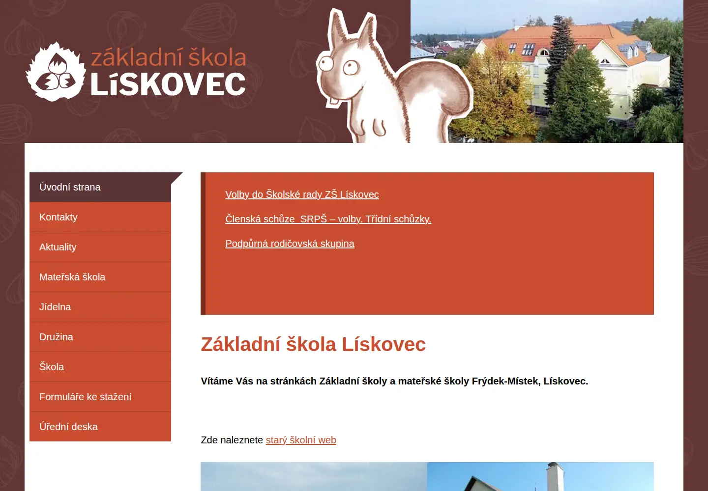 Screenshot of liskovec.cz