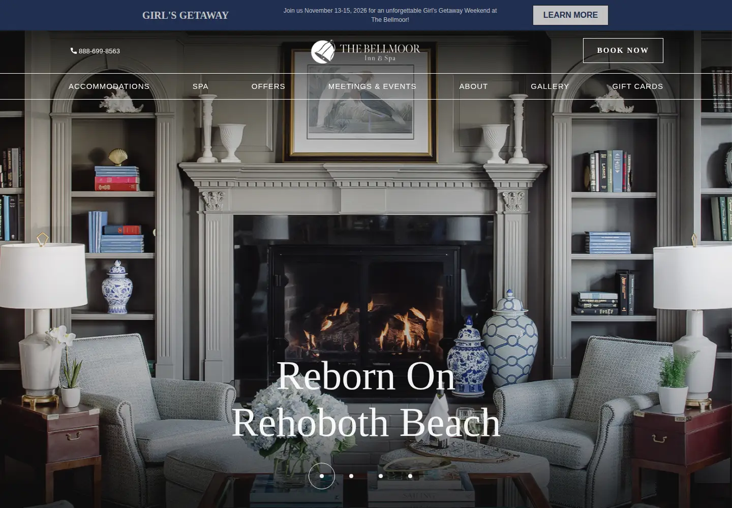 Screenshot of thebellmoor.com