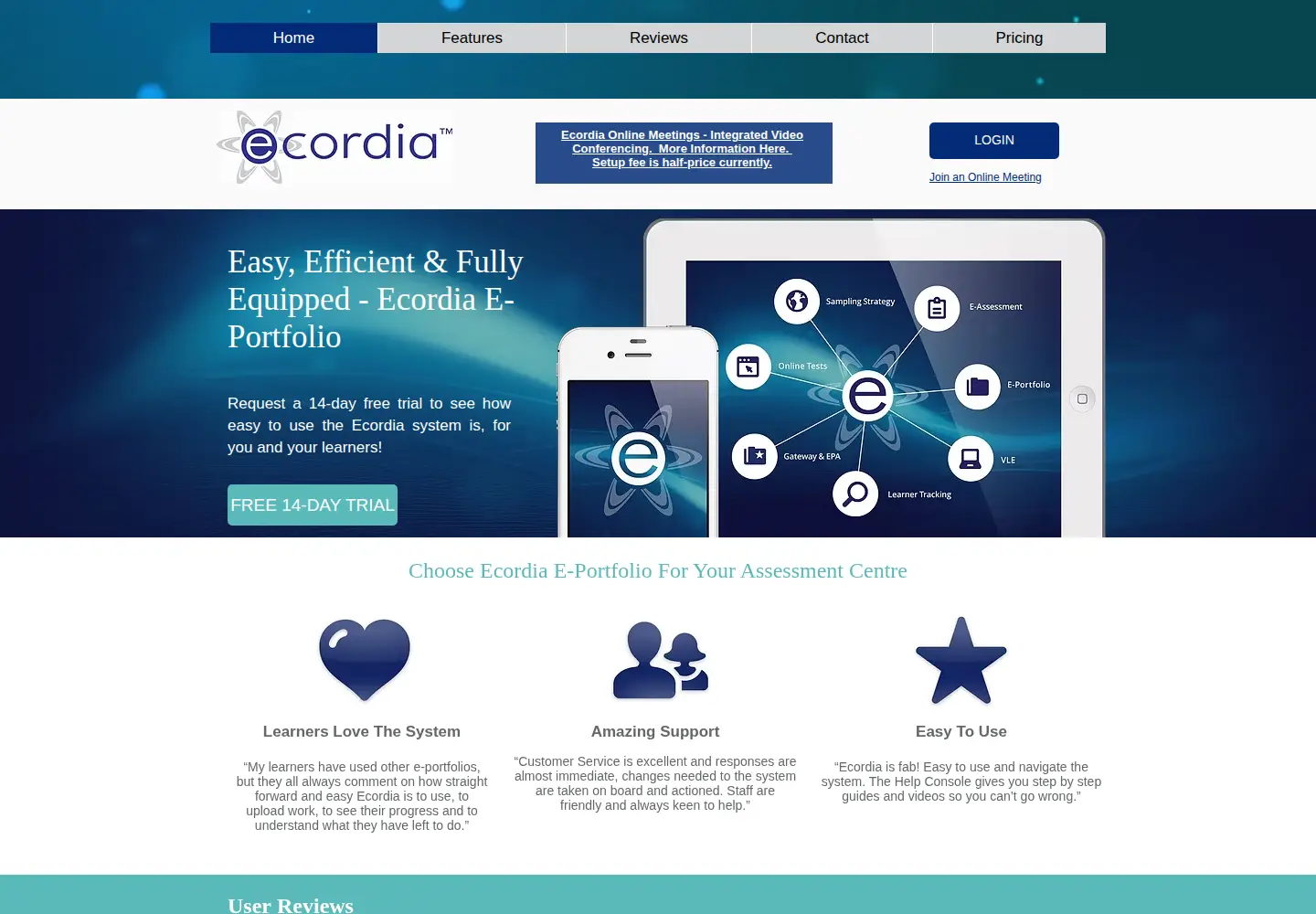 Captured homepage of ecordia.co.uk in the current scan