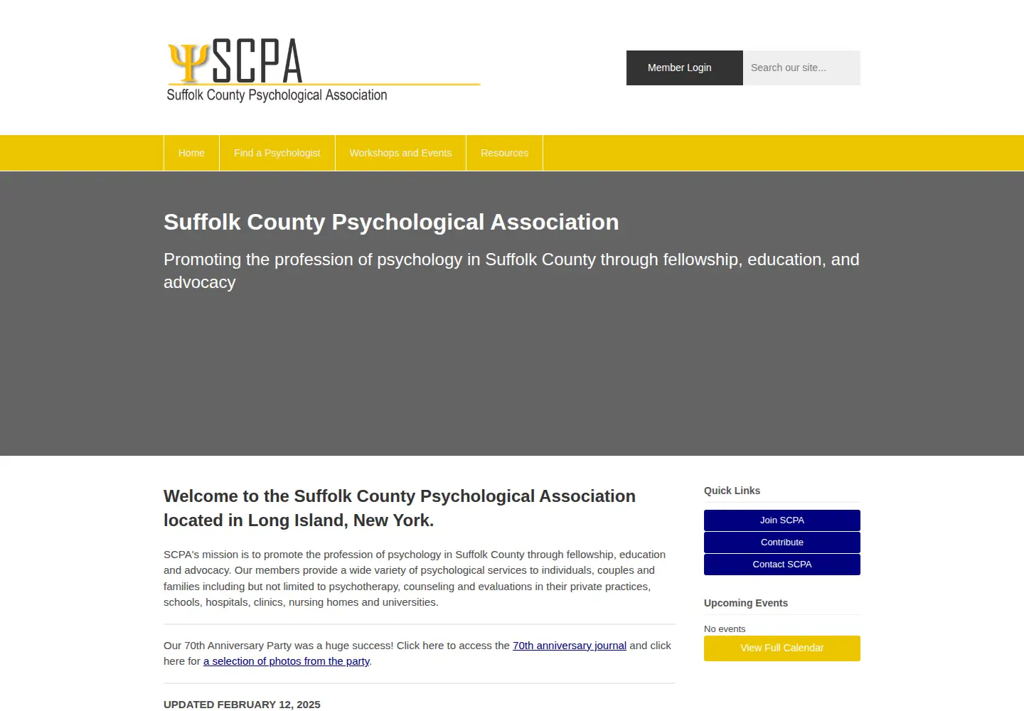 Screenshot of suffolkpsych.org