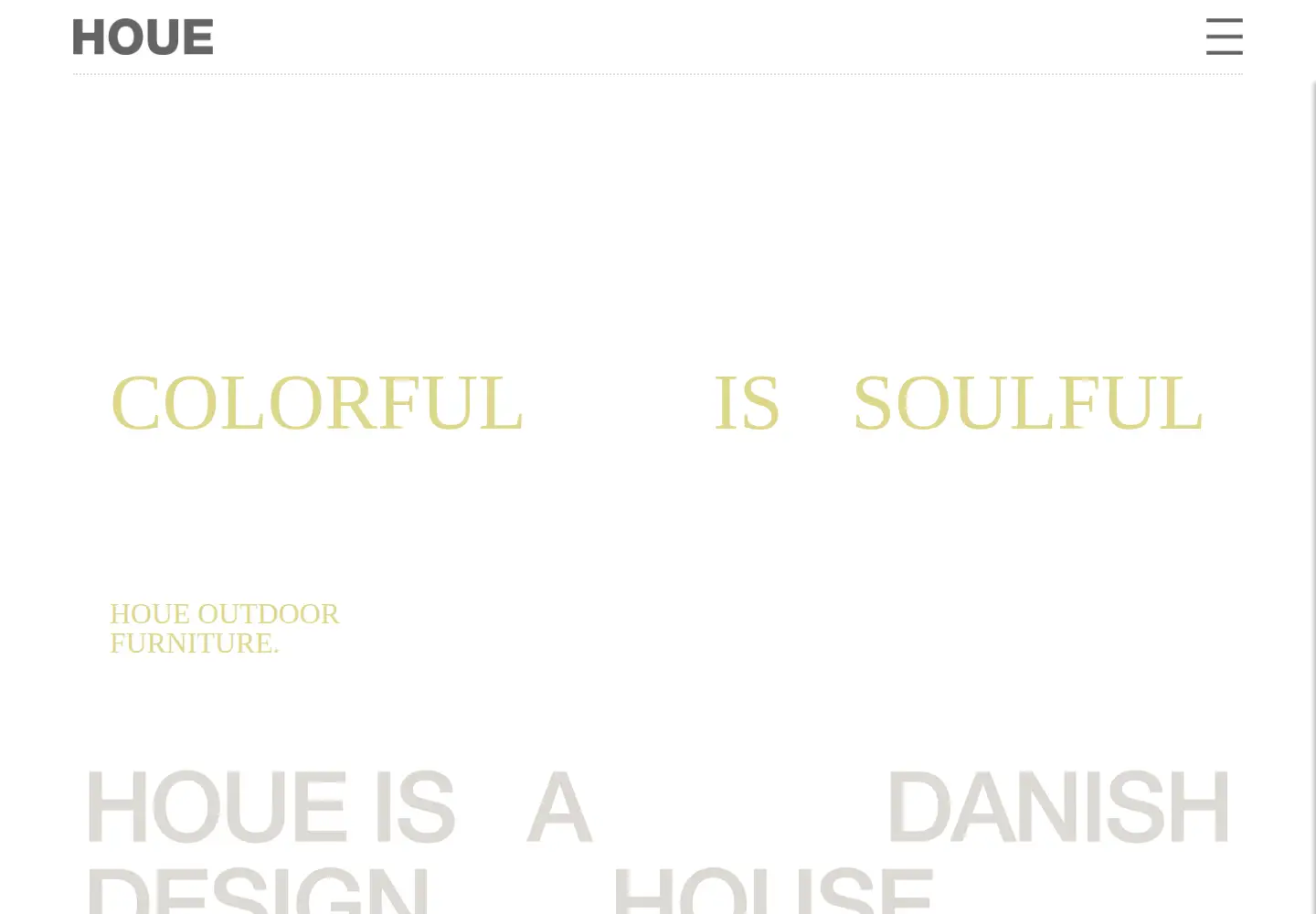 Screenshot of houe.com