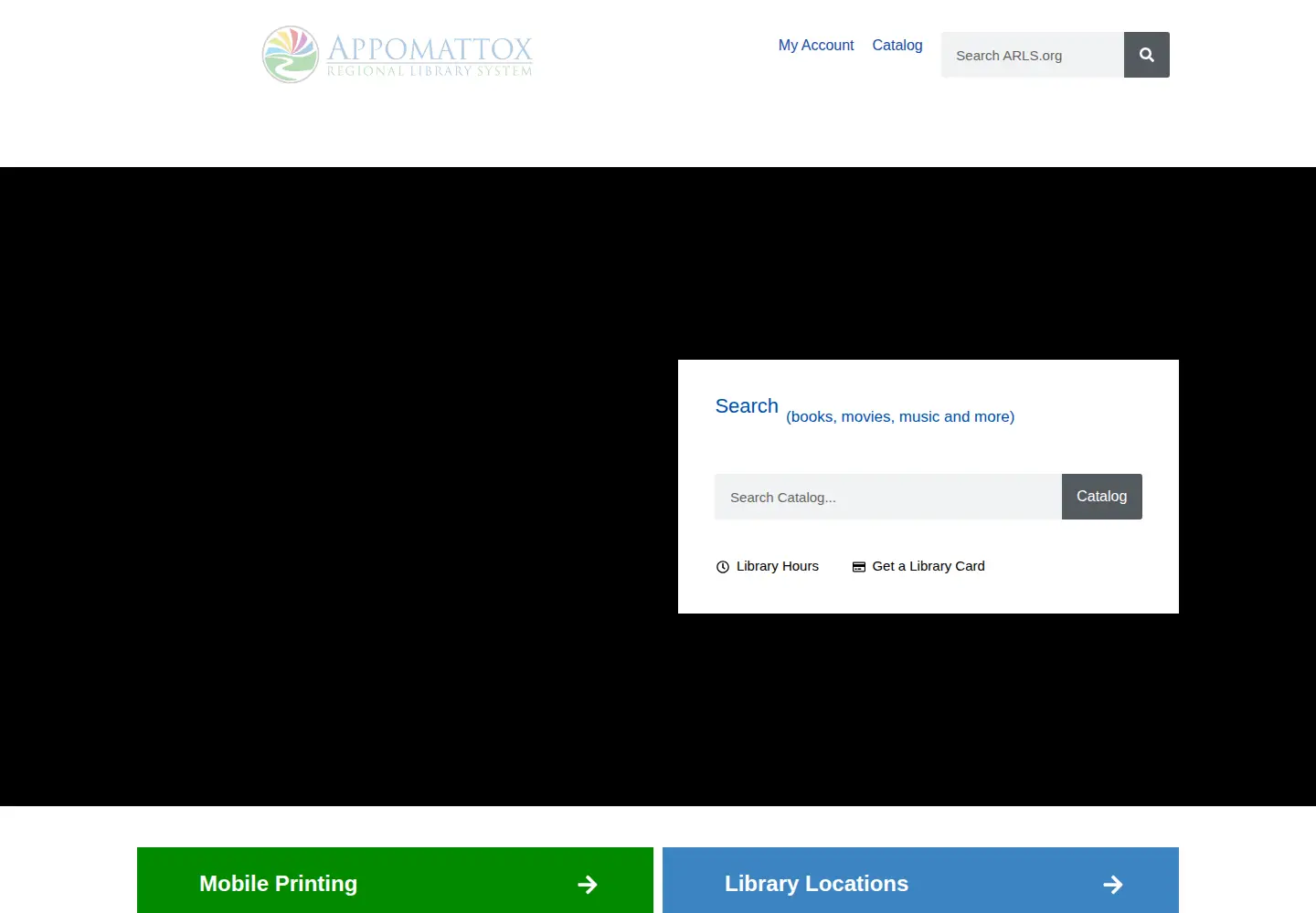 Screenshot of arls.org