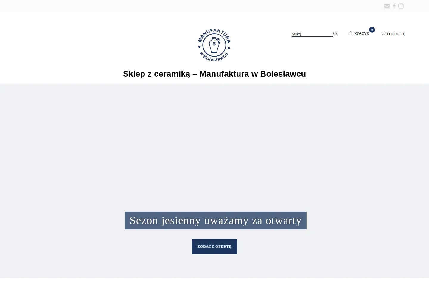 Screenshot of manufakturawboleslawcu.com