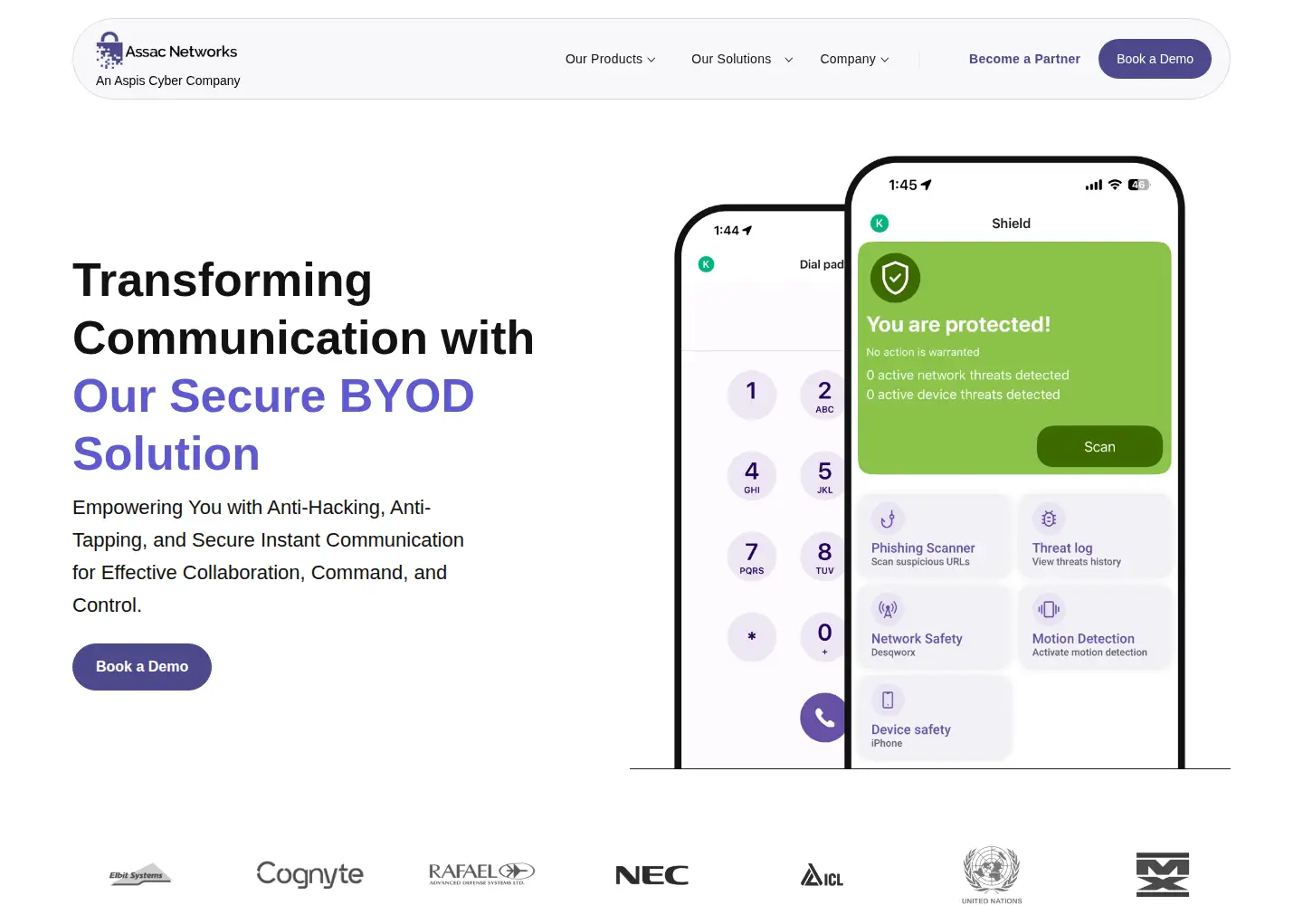 Screenshot of assacnetworks.com