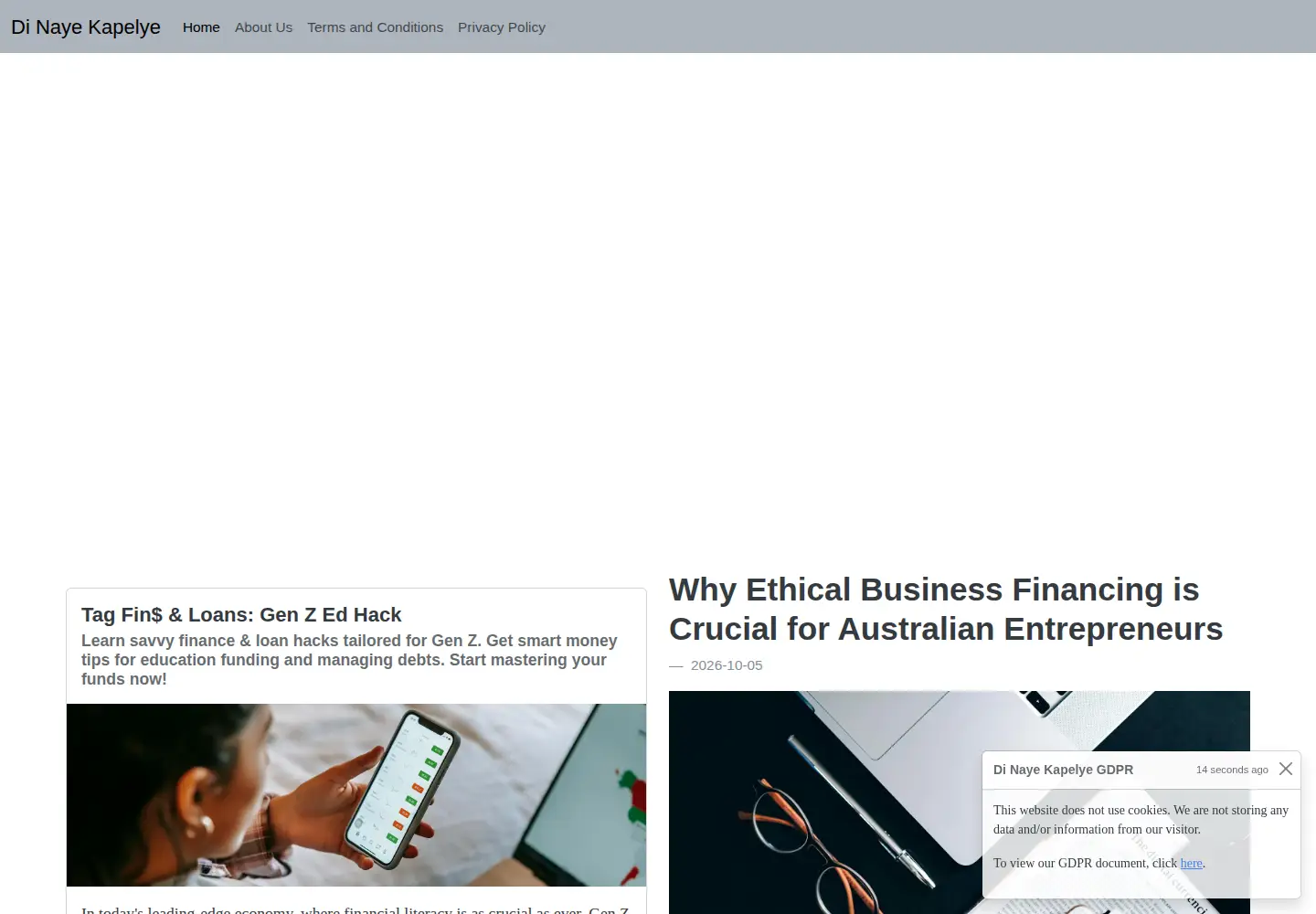 Screenshot of dinayekapelye.com