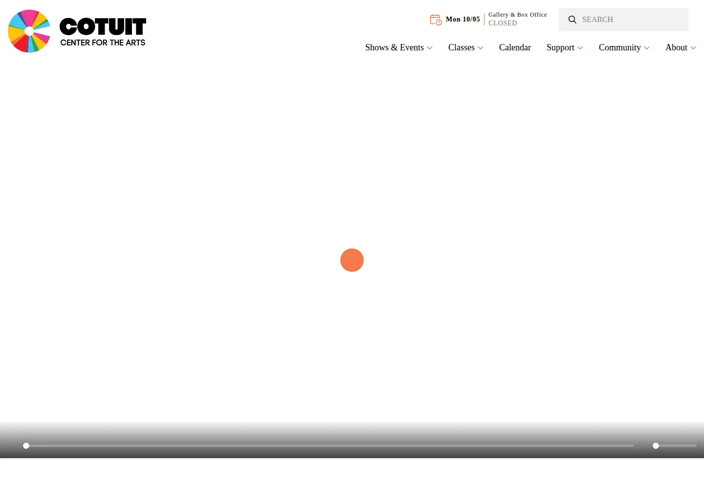 Screenshot of artsonthecape.org