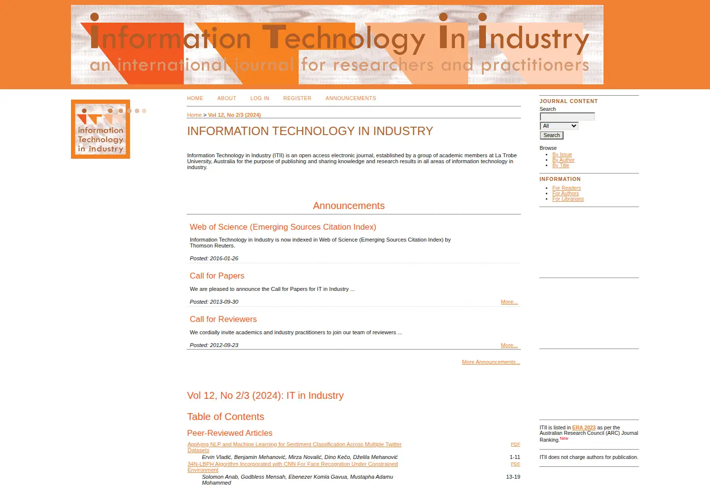 Screenshot of it-in-industry.com