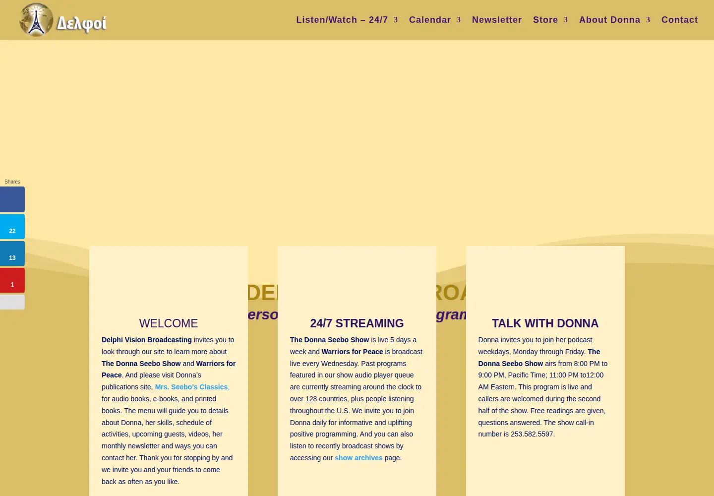 Screenshot of delphiinternational.com