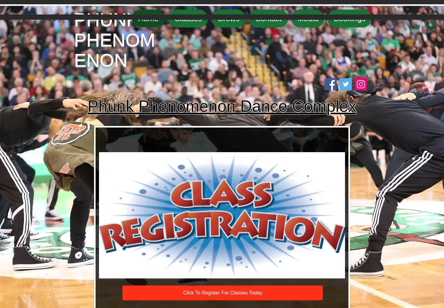 Screenshot of phunkphenomenon.com