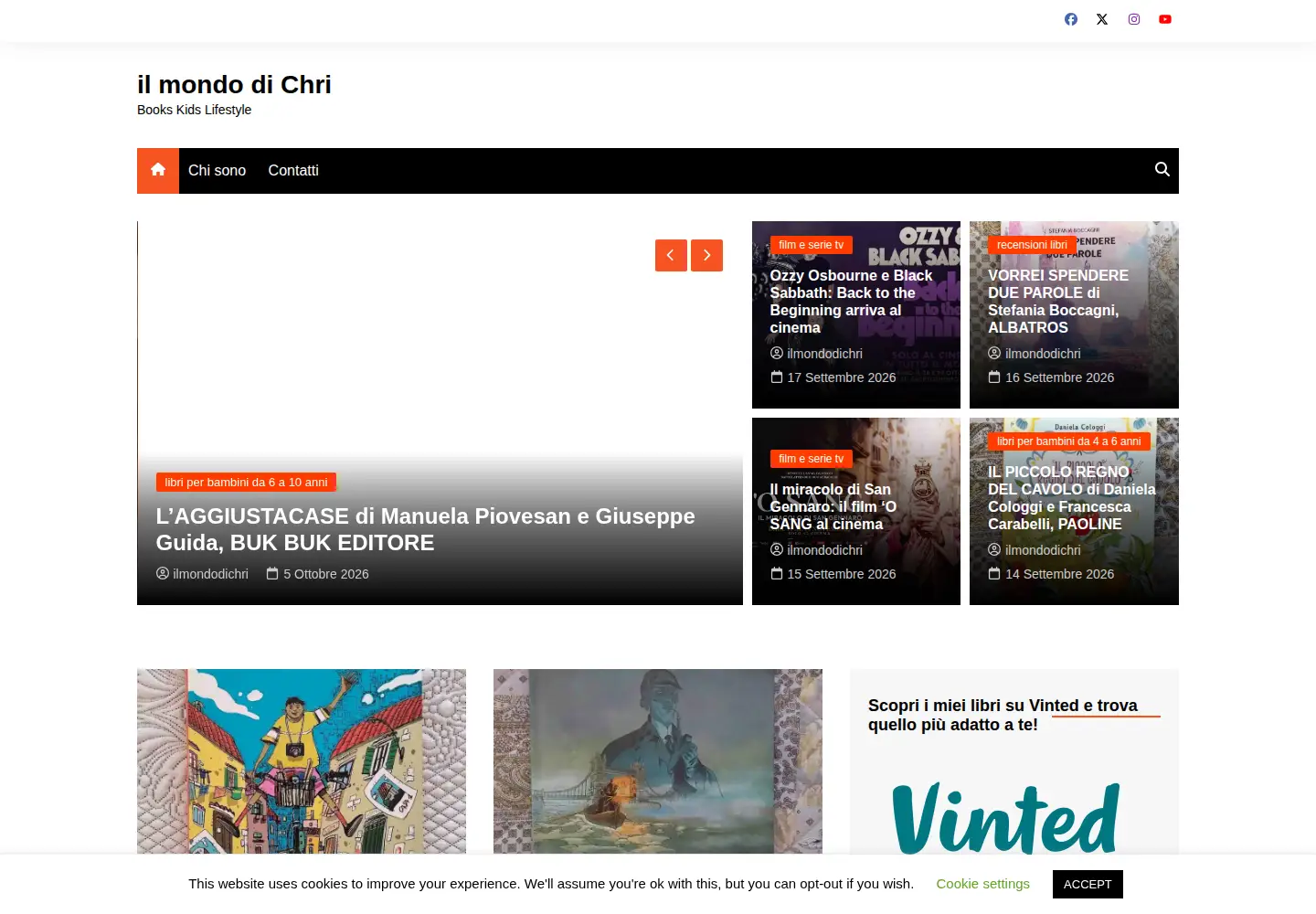 Screenshot of ilmondodichri.com