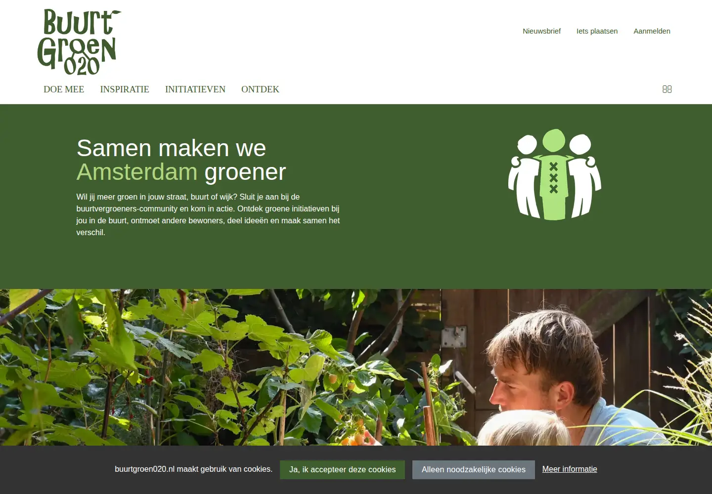 Captured homepage of buurtgroen020.nl in the current scan