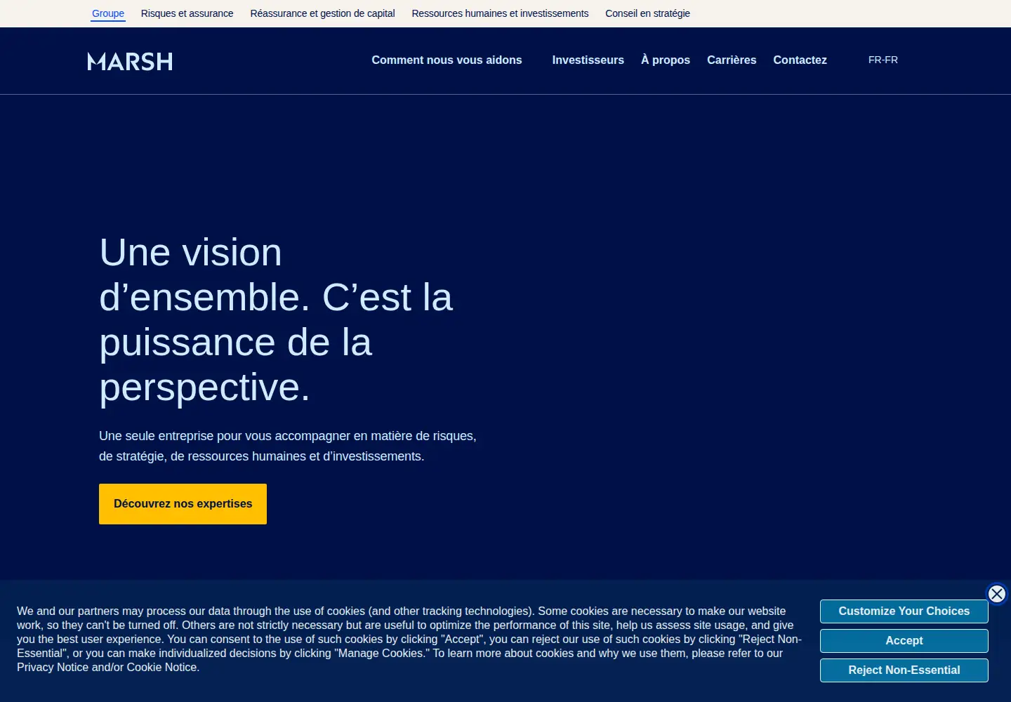 Screenshot of marsh.com