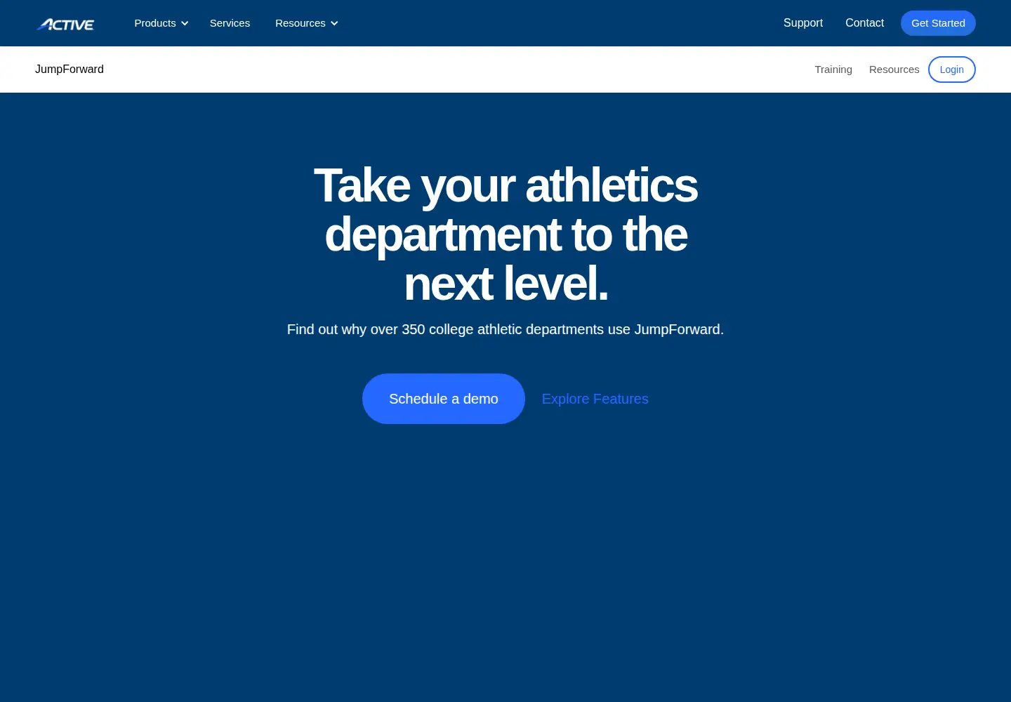 Screenshot of jumpforward.com
