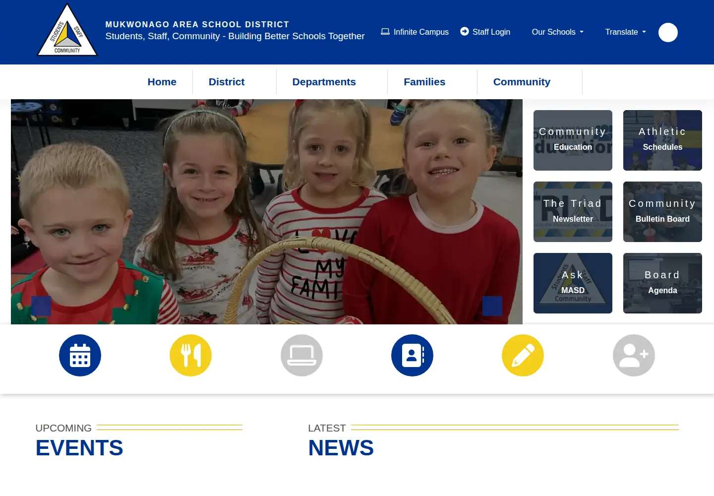 Screenshot of masd.k12.wi.us