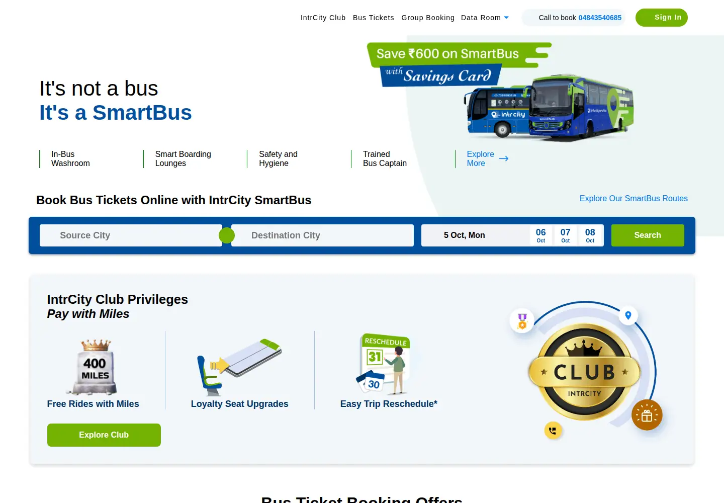 Screenshot of intrcity.com