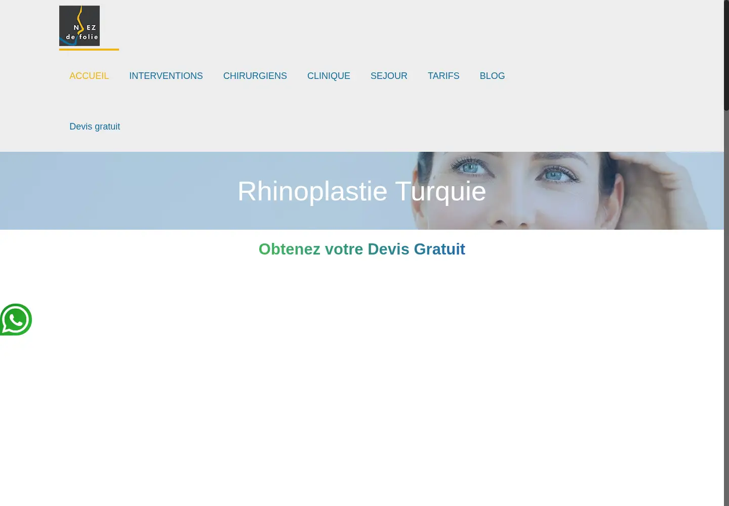 Screenshot of chirurgiedunez.org