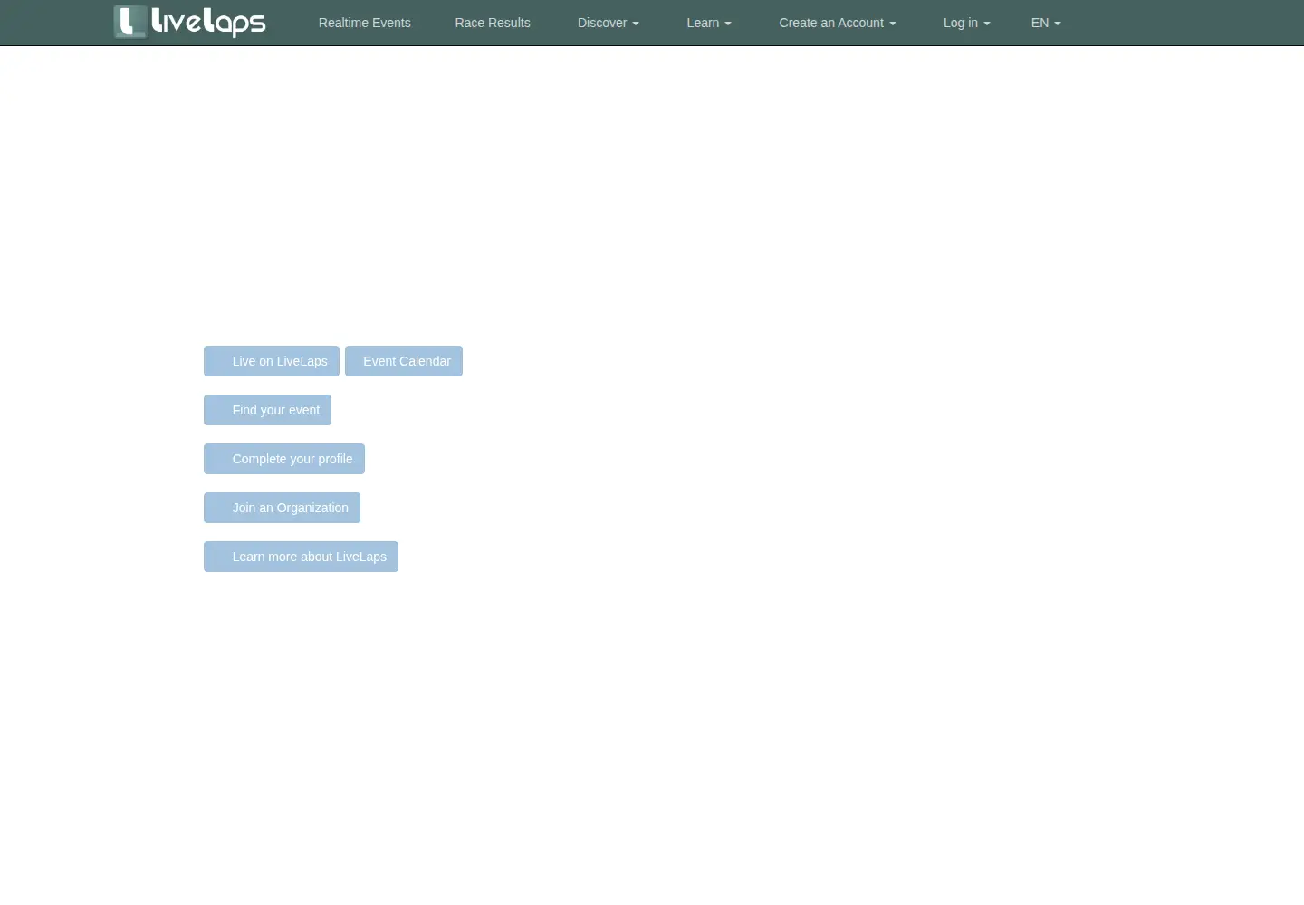 Captured homepage of livelaps.com in the current scan