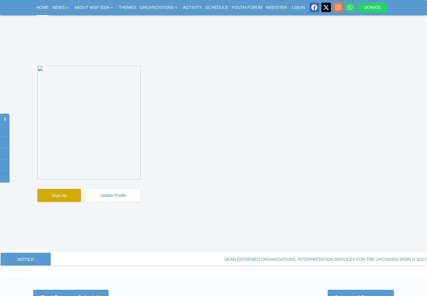 Screenshot of wsf2024nepal.org