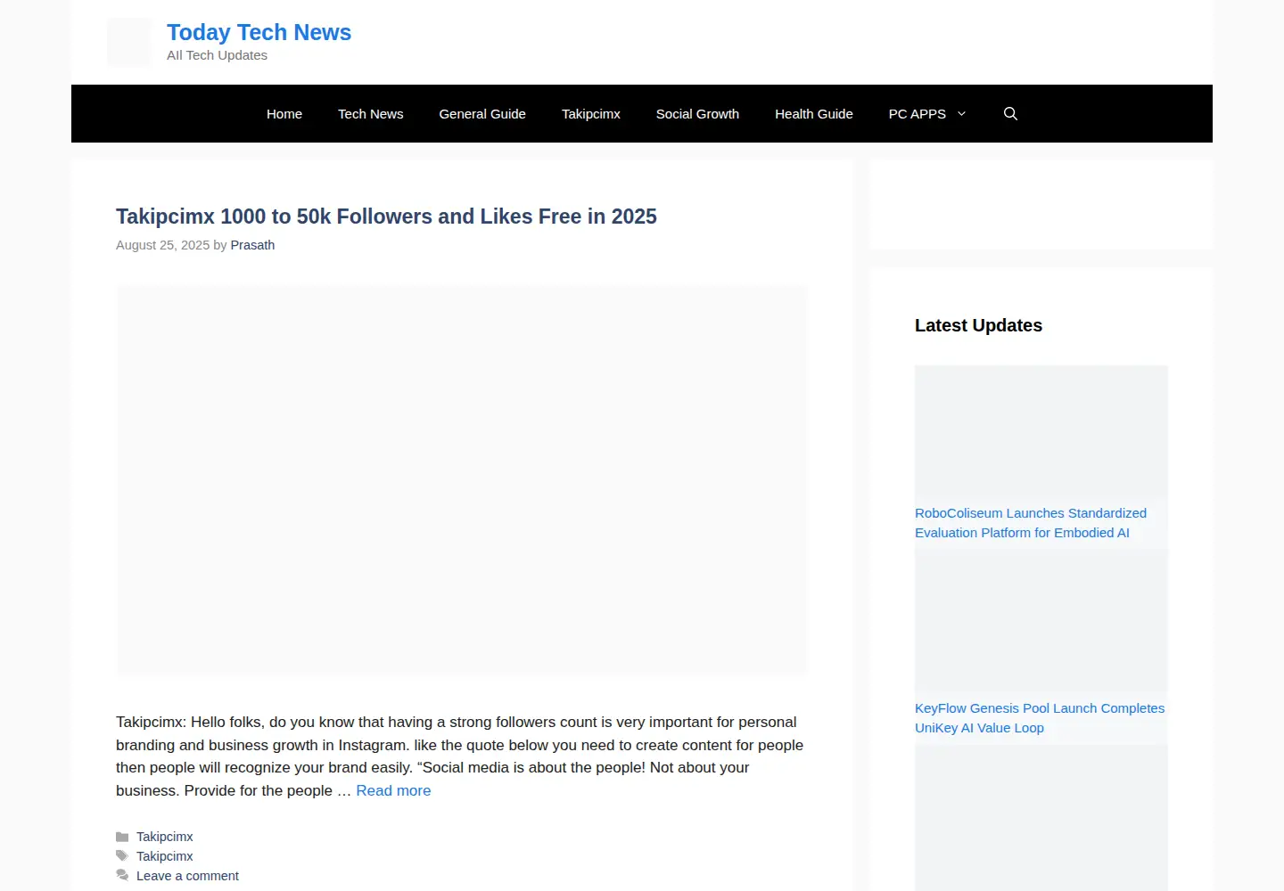 Screenshot of today-tech-news.com