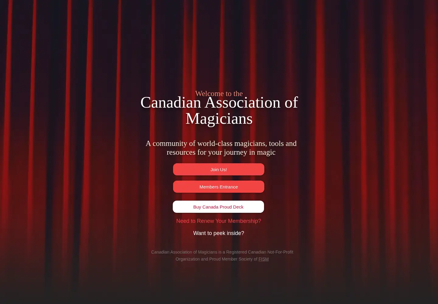 Screenshot of cammagic.org
