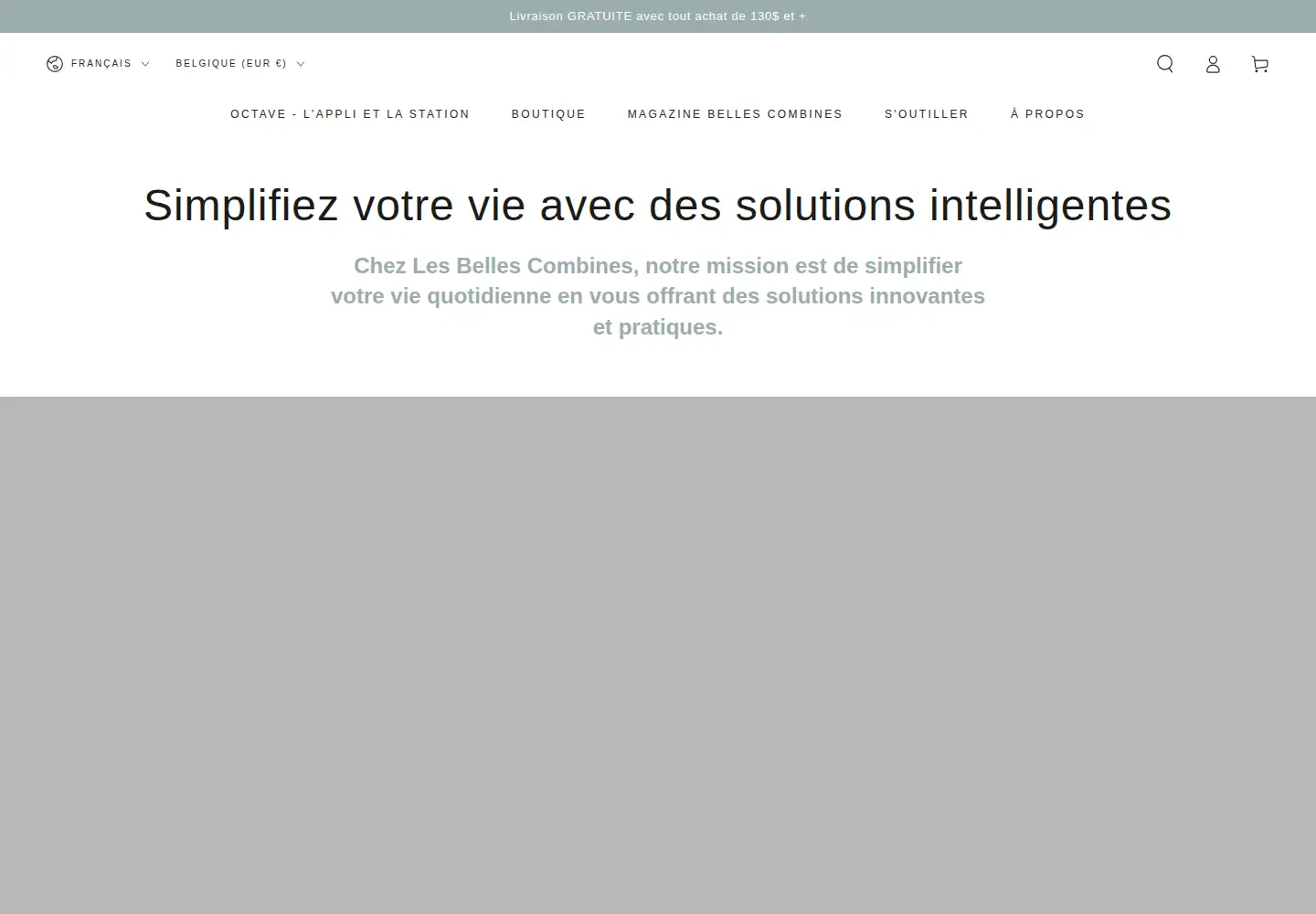Captured homepage of lesbellescombines.com in the current scan
