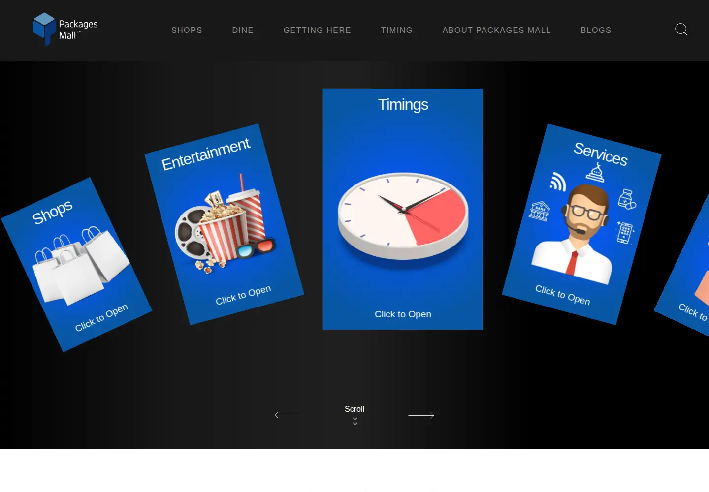 Screenshot of packagesmall.com