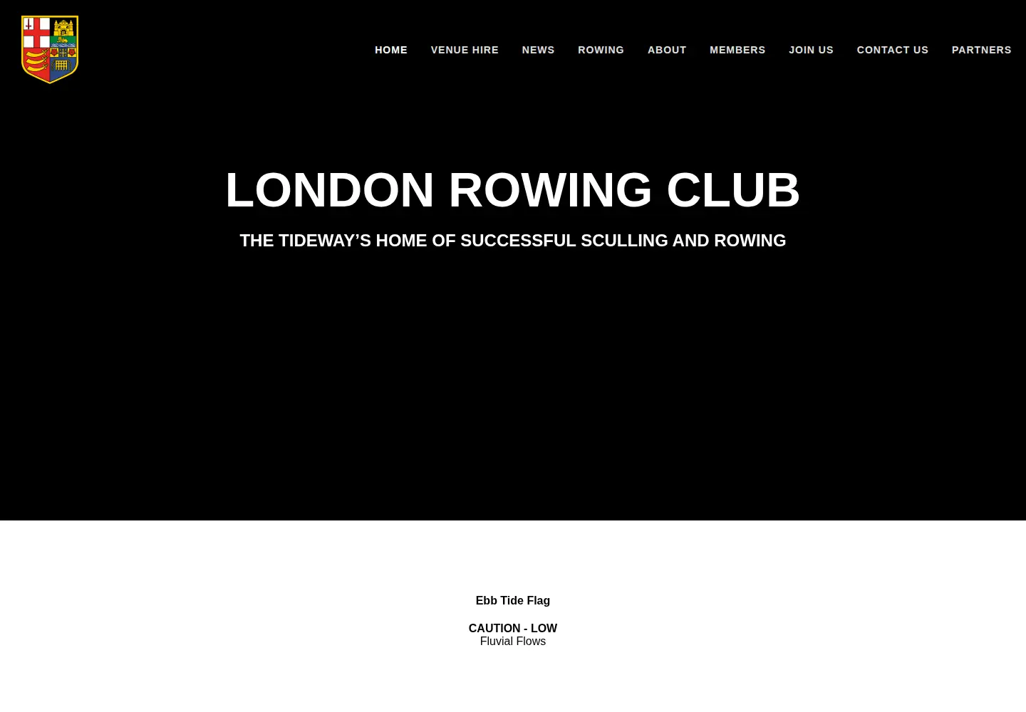 Captured homepage of londonrc.org.uk in the current scan