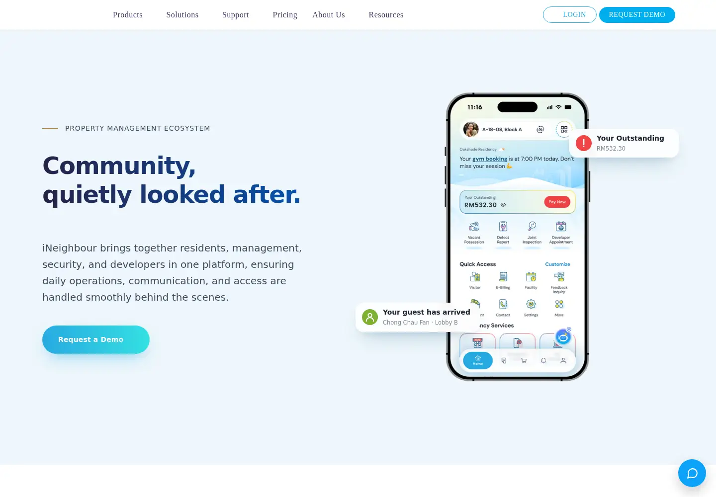 Screenshot of i-neighbour.com
