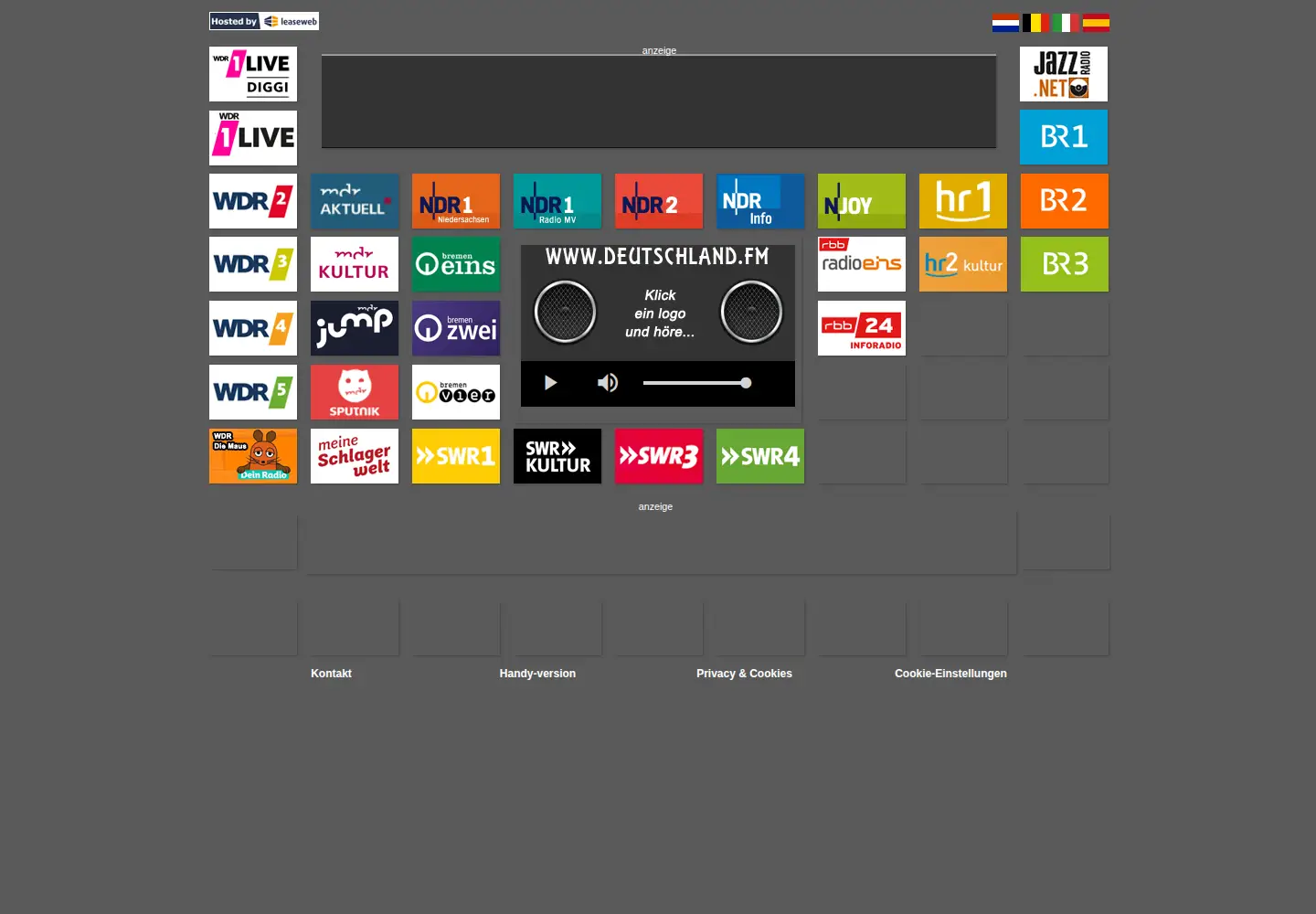 Screenshot of deutschland.fm
