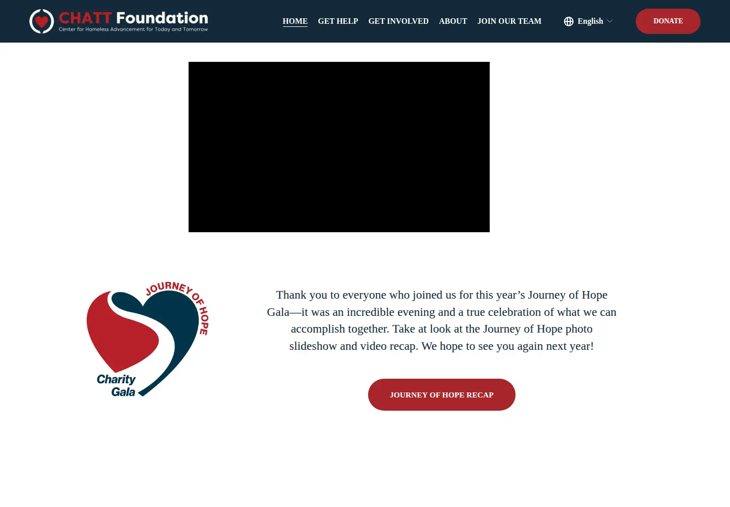 Screenshot of homelesschattanooga.org
