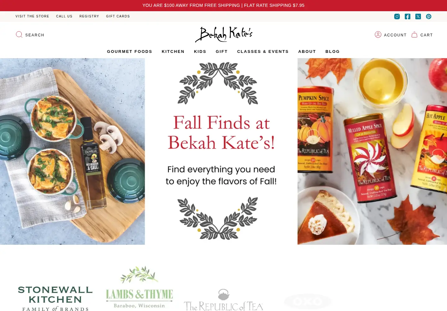 Captured homepage of bekahkates.com in the current scan