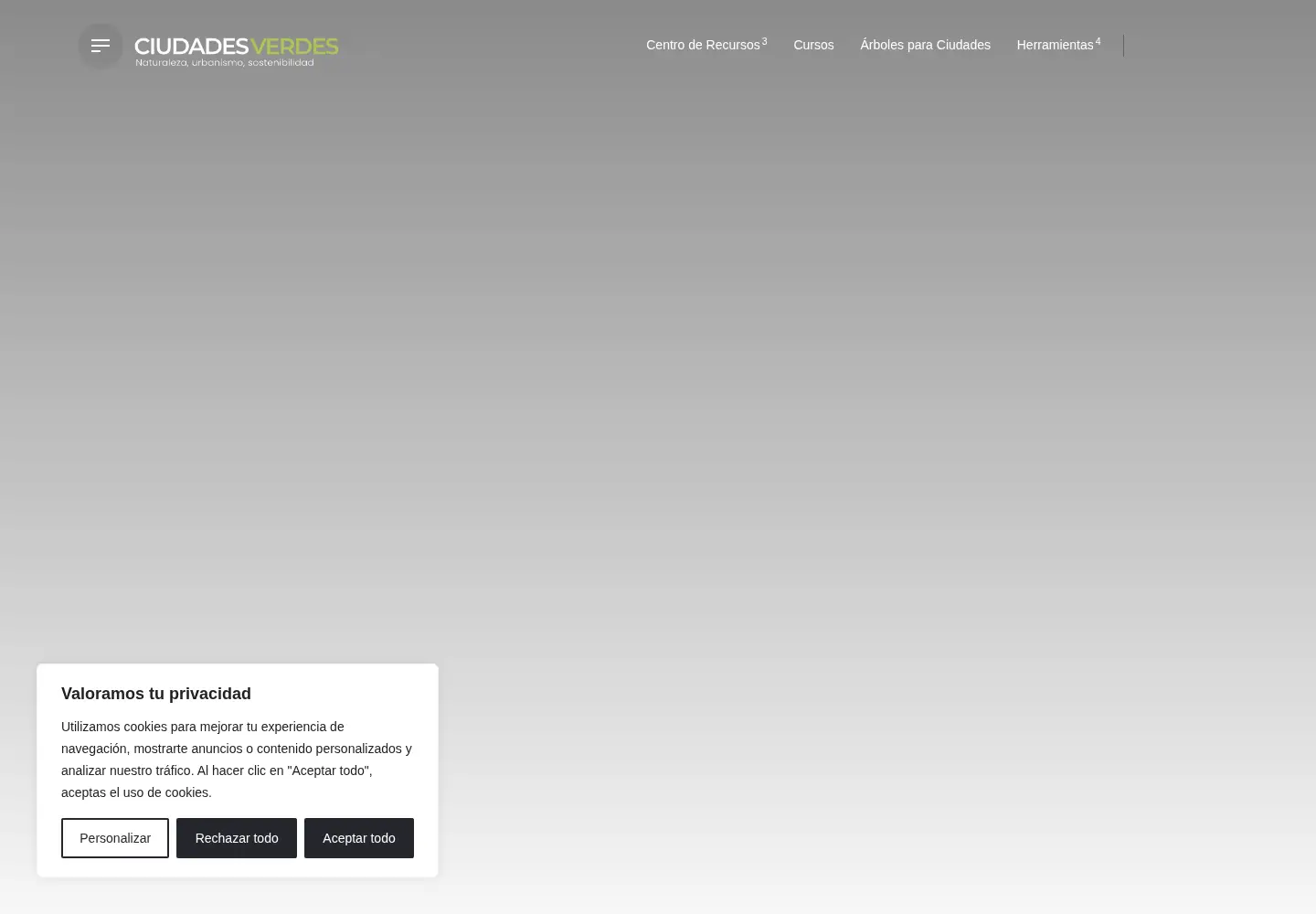 Screenshot of ciudadesverdes.com