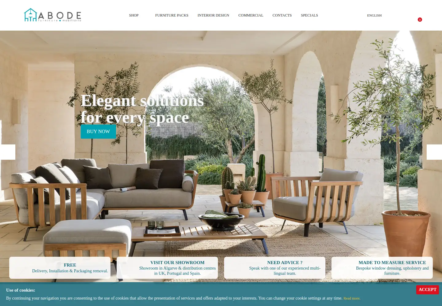 Screenshot of furnishyourabode.com